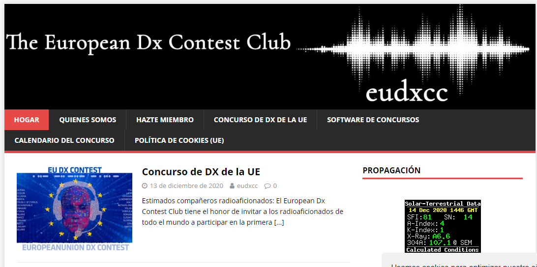 EUDXCC - THE EUROPEAN DX CONTEST CLUB (EUROPA DX Y CONCURSOS)